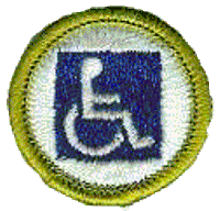 Merit Badge - Handicapped Awareness (1980 - 1993)