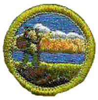 Merit Badge - Hiking (1972 - 2002) (Silver Border)