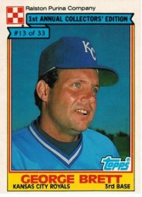 Kansas City Royals - George Brett - 1984 Topps Ralston