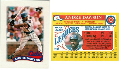 Chicago Cubs - Andre Dawson