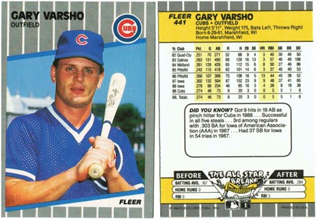 Chicago Cubs - Gary Varsho