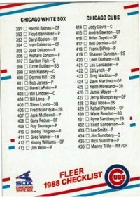 1988 Checklist - #2