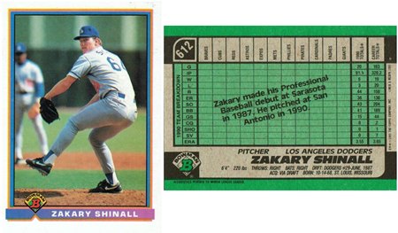 Los Angeles Dodgers - Zakary Shinall - Rookie Card