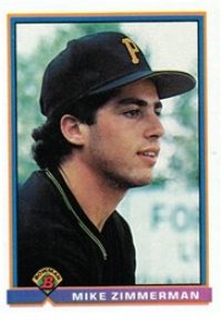 Pittsburgh Pirates - Mike Zimmerman - Rookie Card