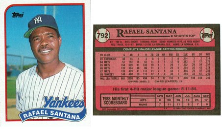 New York Yankees - Rafael Santana