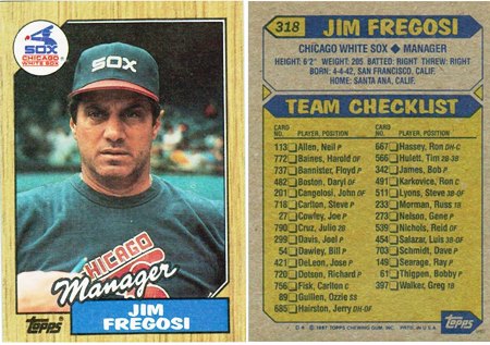 Chicago White Sox - Jim Fregosi - Manager - #1