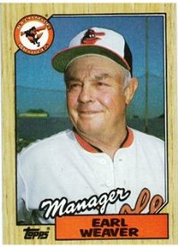 Baltimore Orioles - Earl Weaver - Manager - #1