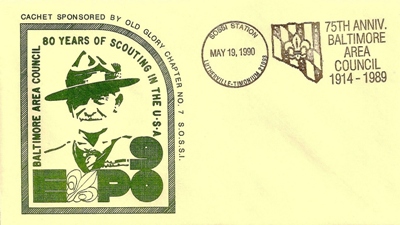 Baltimore Area Council SOSSI  First Day Covers - #2