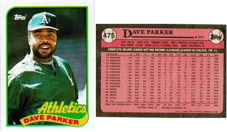Oakland Athletics - Dave Parker - #1