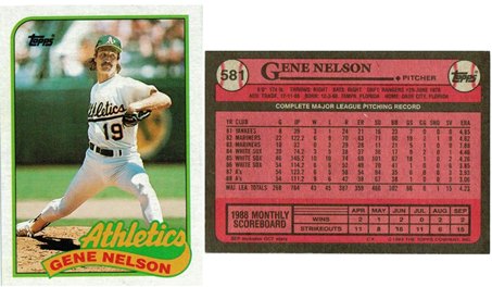 Oakland Athletics - Gene Nelson - #1