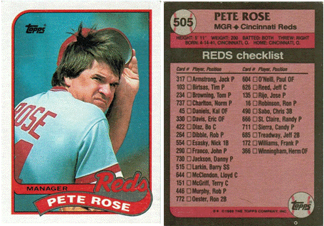 Cincinnati Reds - Pete Rose - Manager
