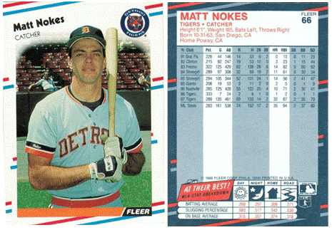 Detroit Tigers - Matt Nokes