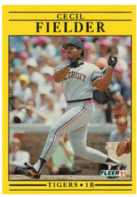 Detroit Tigers - Cecil Fielder - #2
