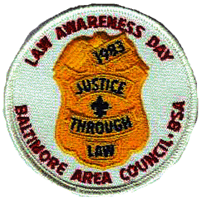 1983 Law Awareness Day Patch