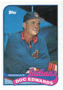 Cleveland Indians - Doc Edwards - Manager