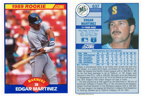 Seattle Mariners - Edgar Martinez - #2