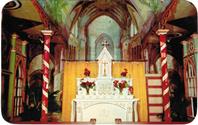 Postcard - Painted Church - Kona, Hawaii