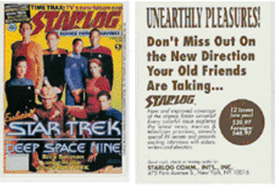 Promo Card - Starlog - Deep Space 9