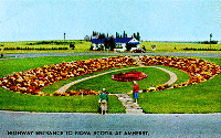 Postcard - Hwy Entrance to Nova Scotia - #1