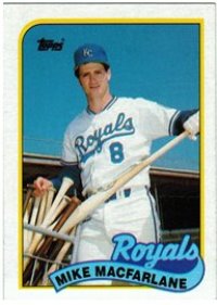 Kansas City Royals - Mike Macfarlane - Rookie Card