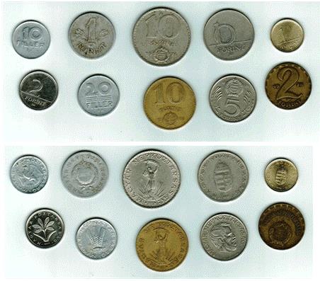 Foreign Coin – 10 coins from Hungary