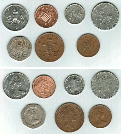 Foreign Coin – 7 coins from Great Britain