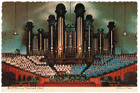 Postcard - Tabernacle Choir and Organ - Salt Lake City, UT