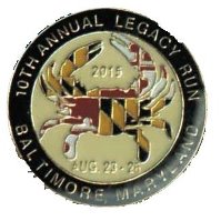 American Legion - Dept of Maryland - 2015 Legacy Run Hat Pin
