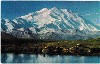 Postcard - Mt McKinley - Alaska