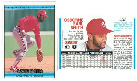 St Louis Cardinals - Ozzie Smith - #6