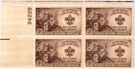 4¢ Boy Scouts of America - #3