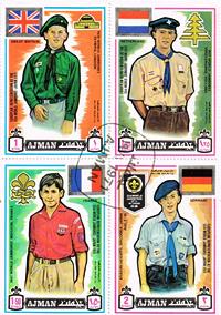 United Arab Emirates - Ajman Boy Scout Stamps - #2