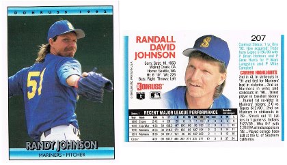 Seattle Mariners - Randy Johnson - #1