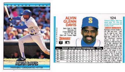 Seattle Mariners - Alvin Davis