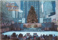 Postcard - Rockefeller Center	in Winter - New York, NY