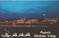 Postcard - Koziars Christmas Village - Bernville, PA - #2