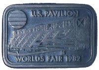 1982 Worlds Fair - Belt Buckle