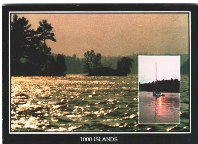 Postcard - 1,000 Islands	Ontario, Canada