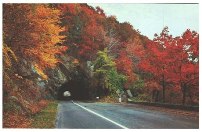Postcard - Mary's Rock Tunnel - Skyline Drive, VA