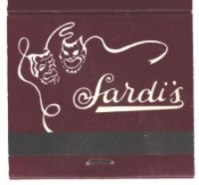 Matchbook - Sardi's Restaurant