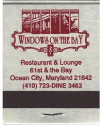 Matchbook  - Windows on the Bay Restaurant