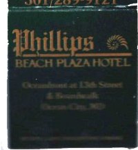 Matchbook - Phillips Beach Plaza Hotel