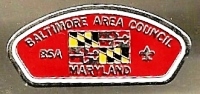 Hat Pin - Baltimore Area Council 1995 (crimp pin)