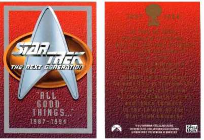 Promo Card - Star Trek The Next Generation - All Good Things