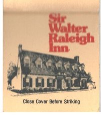 Matchbook - Sir Walter Raleigh Inn