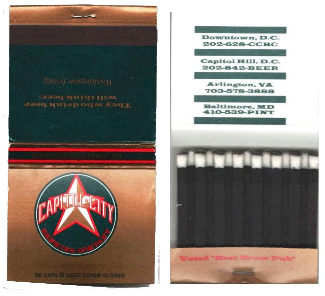 Matchbook - Capitol City Brewing Co