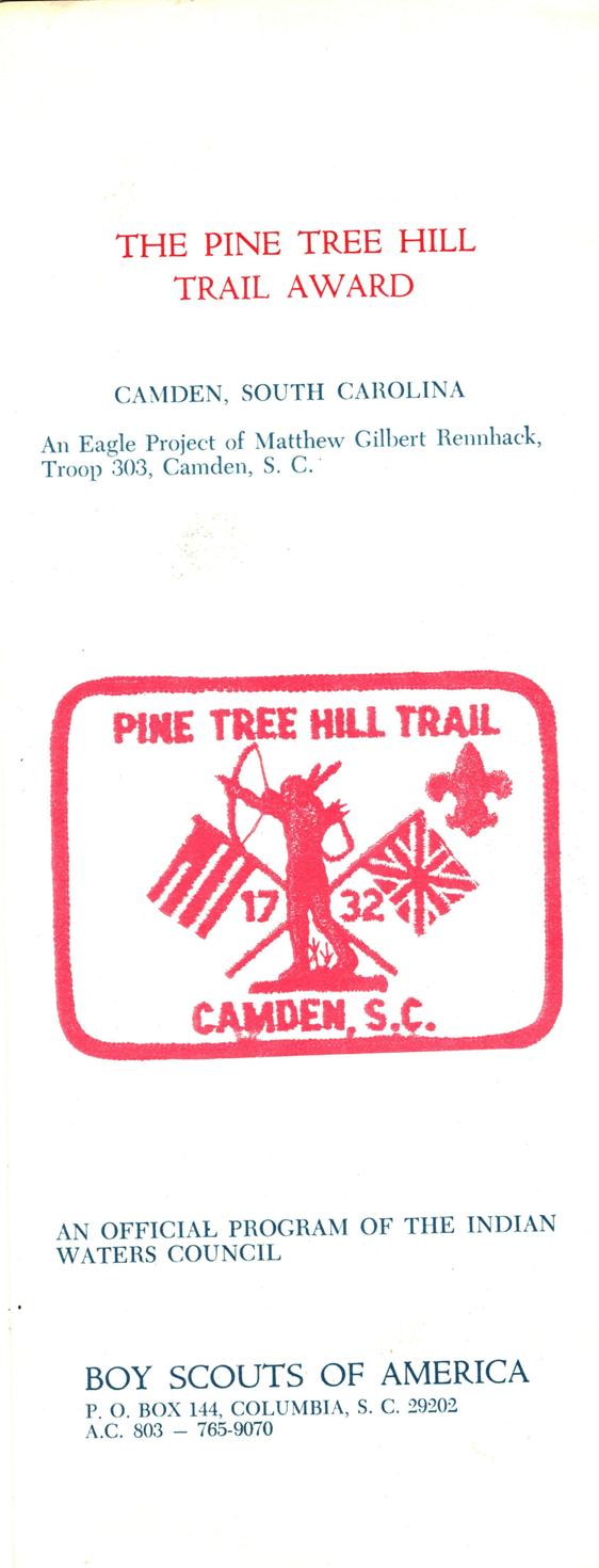 Pine Tree Hill Trail Pamphlet