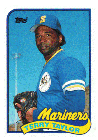 Seattle Mariners - Terry Taylor - Rookie Card