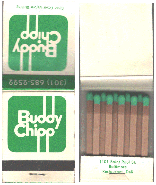 Matchbook - Buddy Chipp Restaurant