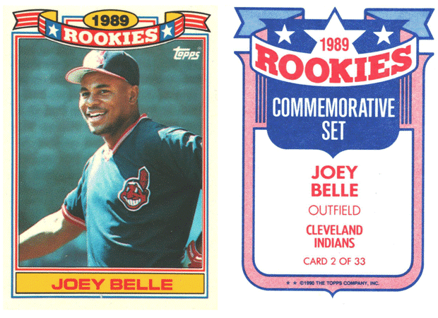 Cleveland Indians - Joey Belle - Rookie Card